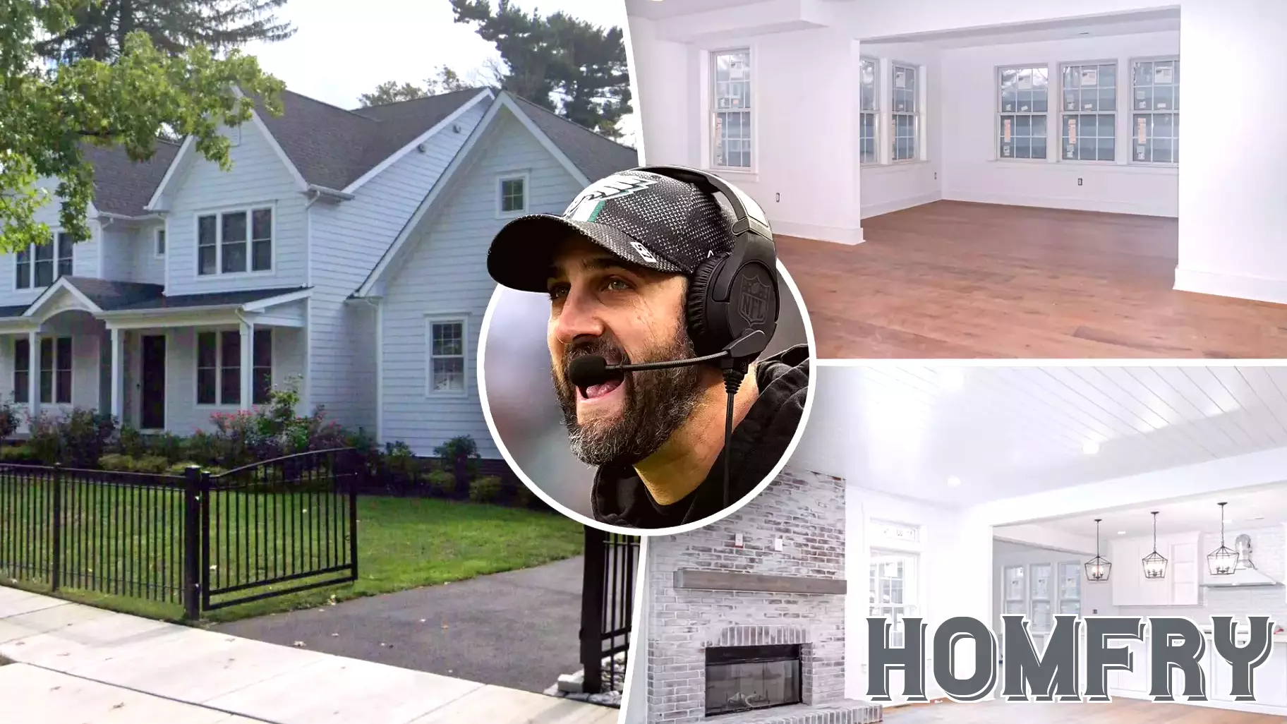 Inside the Journey of Eagles Coach Nick Sirianni's Haddonfield Home